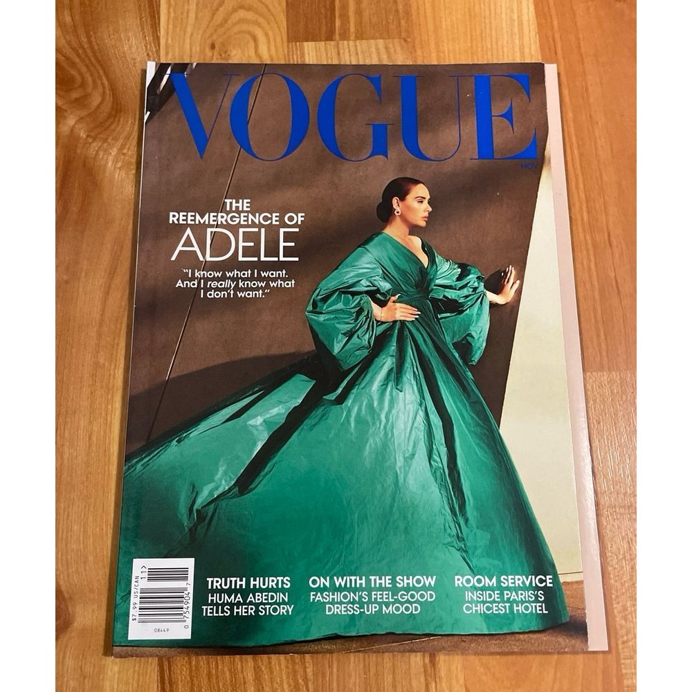 Vogue Magazine November‎ 2021 Adele